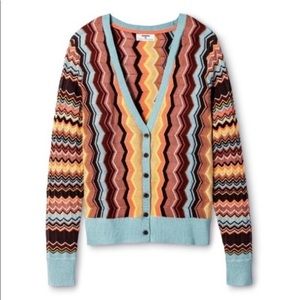 Missoni for Target Blue Zig-zag Sweater, Medium